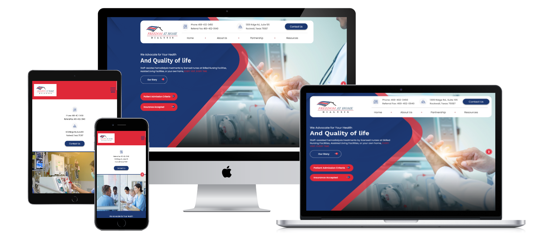 Freedom Home Dialysis Website